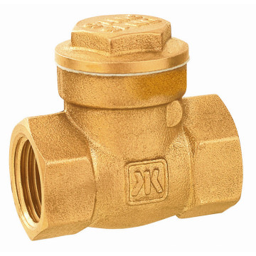 J06408 Brass Horizontal Non Return Check Valve